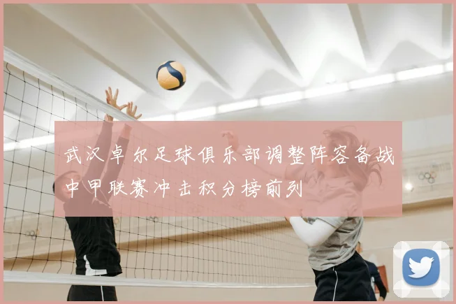 武汉卓尔足球俱乐部调整阵容备战中甲联赛冲击积分榜前列